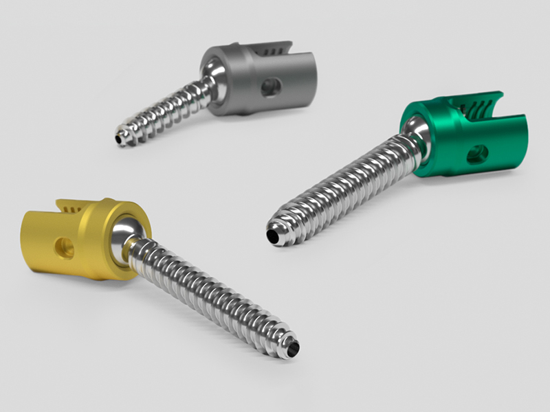 Three Ennovate® screws for cervical stabilization